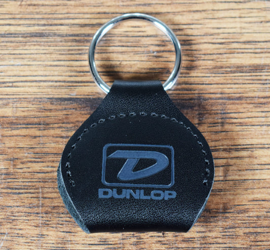 Dunlop 5210SI Picker's Pouch Keychain Square Logo Guitar Pick Holder