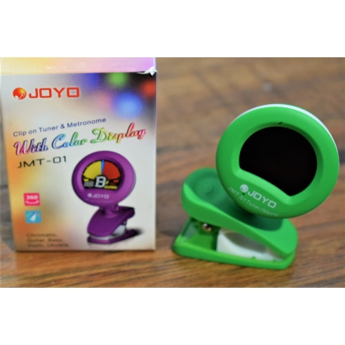 JOYO JMT-01 Clip-on Tuner and Metronome with Color Display GREEN