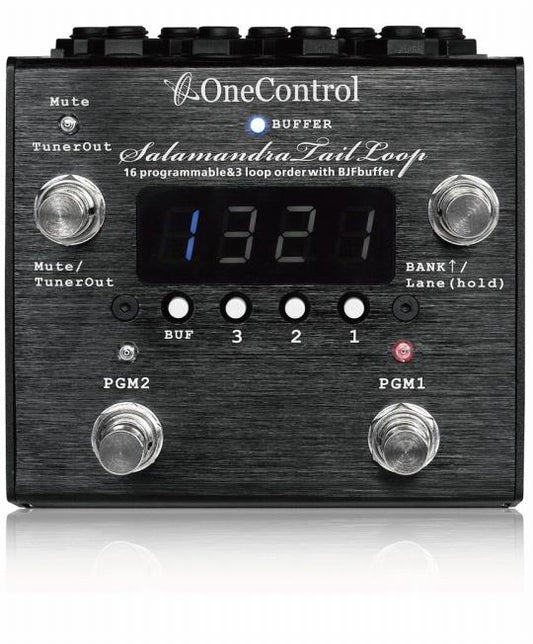 One Control Salamandra Tail Loop Programmable Effect Loop Switcher BJF Buffer Pedal