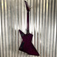 Westcreek Revenge Explorer Flame Transparent Purple Burst Guitar #0073 Used