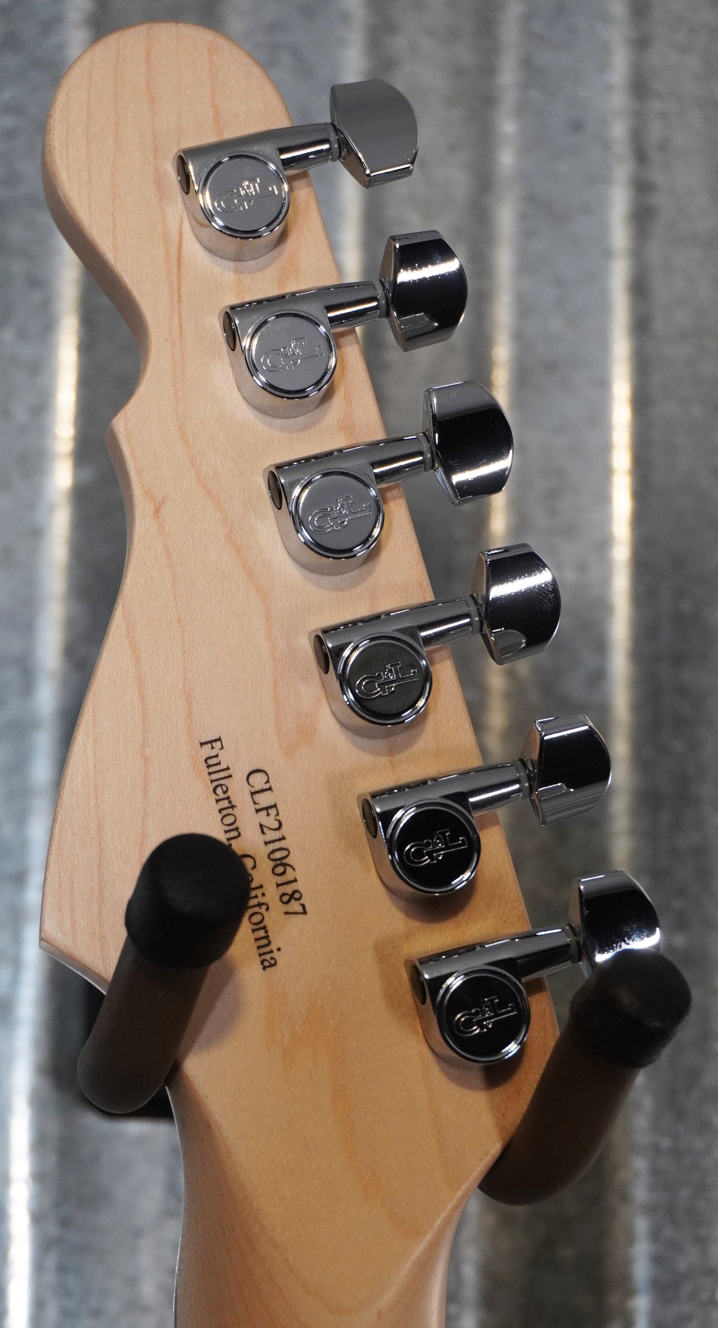 G&L USA Comanche Jet Black Rosewood Satin Neck Guitar & Case #6187