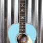 PRS Paul Reed Smith SE P20E LTD ED Acoustic Electric Parlor Powder Blue Guitar & Bag #4328