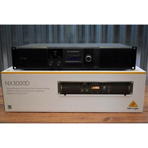 Behringer NX3000D Ultra-Light 3000 Watt 2 Channel Class-D with DSP Power Amplifier