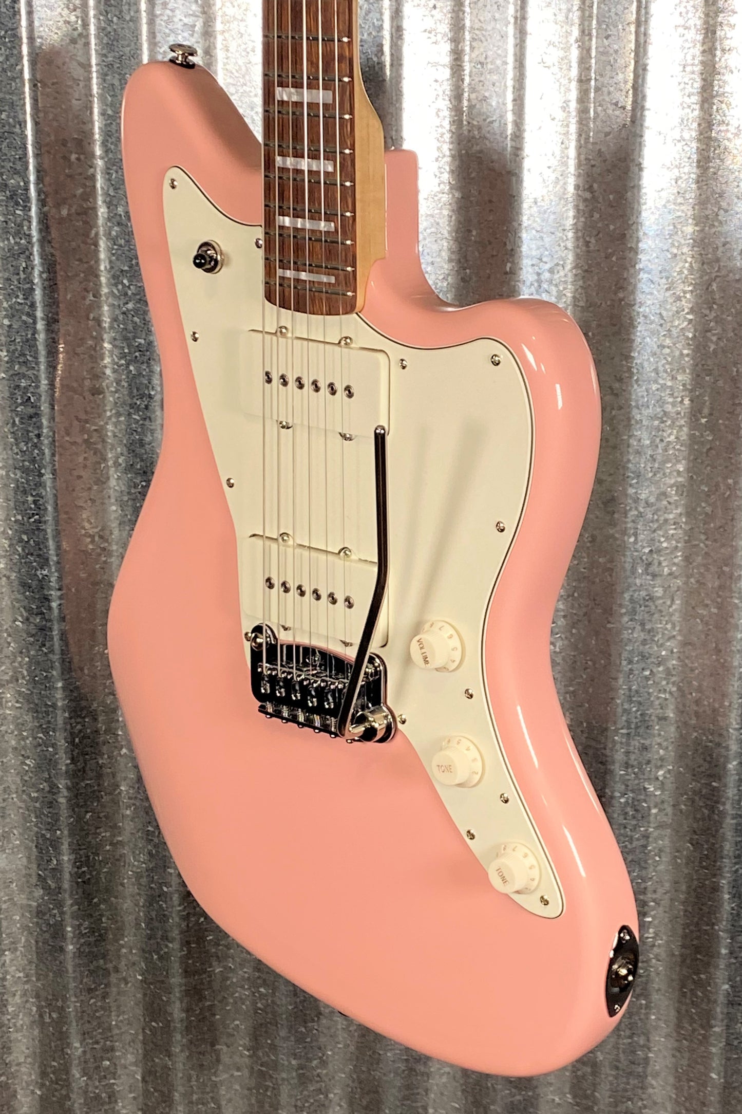 G&L USA Doheny Shell Pink Guitar & Case #7260