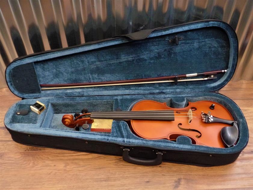 Barcus Berry Vibrato AE Violin Acoustic Electric in Brown with Case #1316