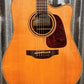 Takamine P4DC Natural Acoustic Electric Guitar & Case #0561 Used