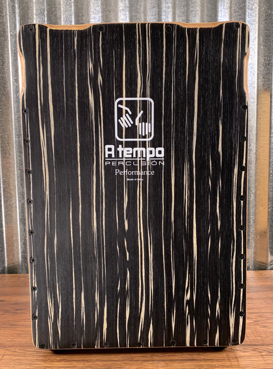 ATempo Percussion CJ-PERF-03 Black Stripe Performance Series Cajon & Bag