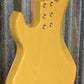 G&L USA Kiloton 5 String Butterscotch Blonde Bass & Case #7092