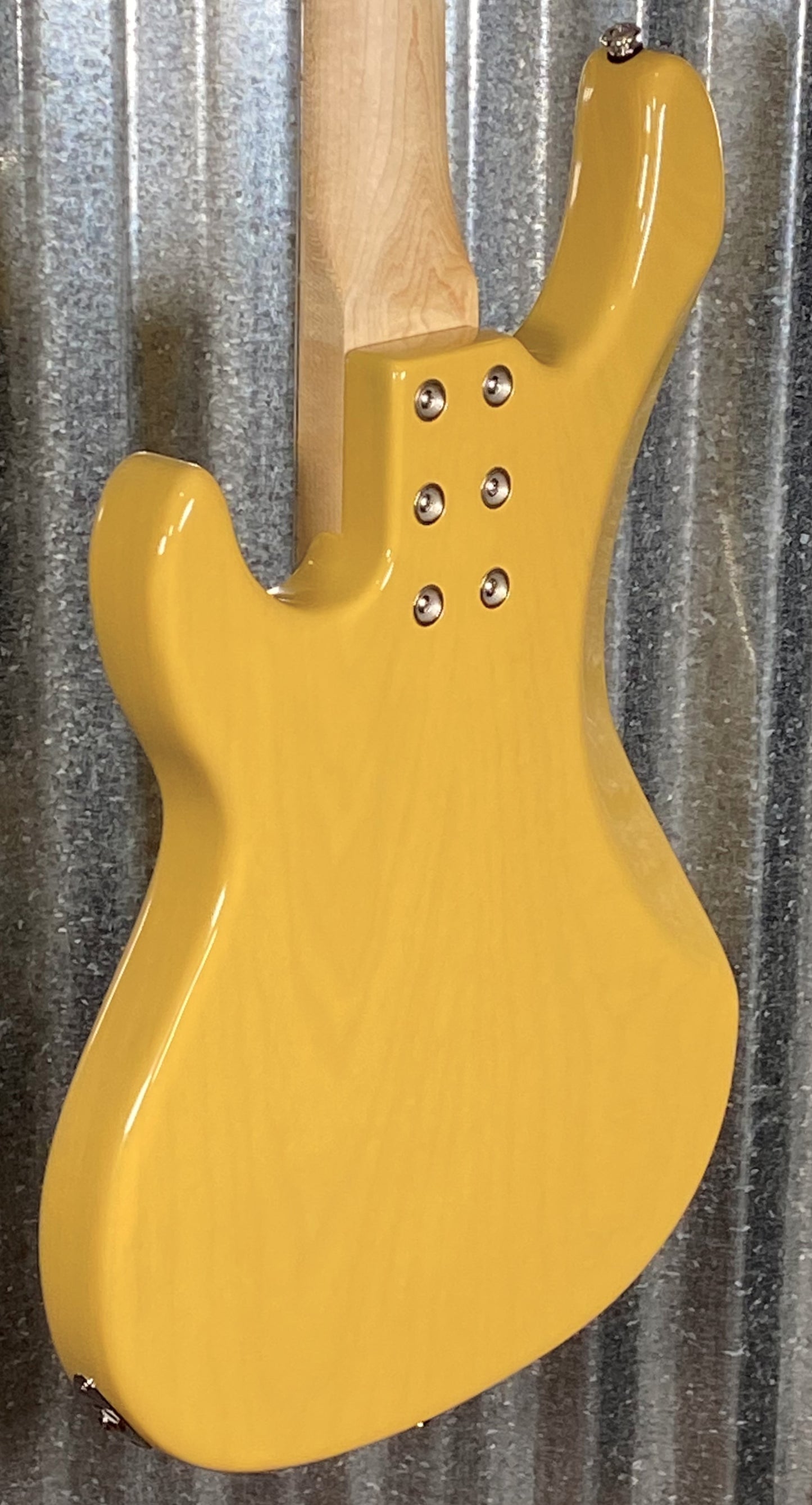 G&L USA Kiloton 5 String Butterscotch Blonde Bass & Case #7092