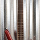 Warwick Rockbass Corvette $$ Double Buck Burgundy 5 String Bass & Bag #0818