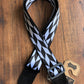 Levy's MPF2-001 2" Adjustable Print Poly Guitar & Bass Strap Black White