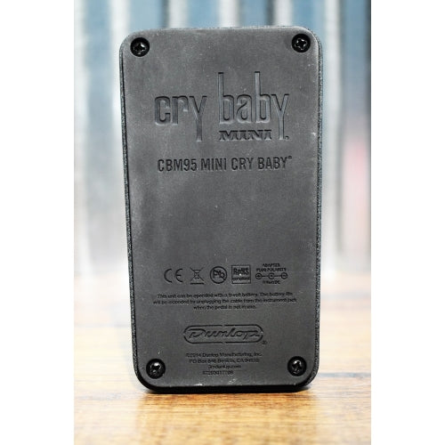 Dunlop CBM95 Cry Baby Mini Wah Guitar Effect Pedal B Stock