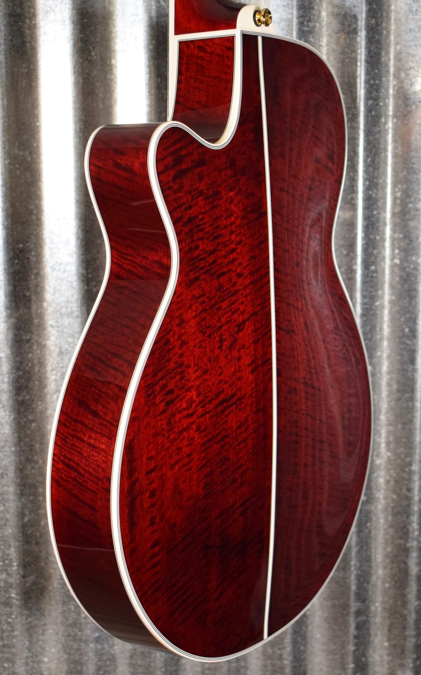 Takamine TSP158C See Thru Red Thinline Acoustic Electric Guitar & Case TSP158CSTR #0247 Used