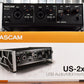 Tascam US-2x2 Two Channel USB Audio Midi Recording Interface