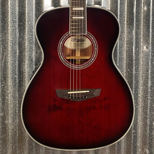 D'Angelico Premier Tammany Orchestra E Trans Black Cherry Burst Acoustic Electric Guitar #3363