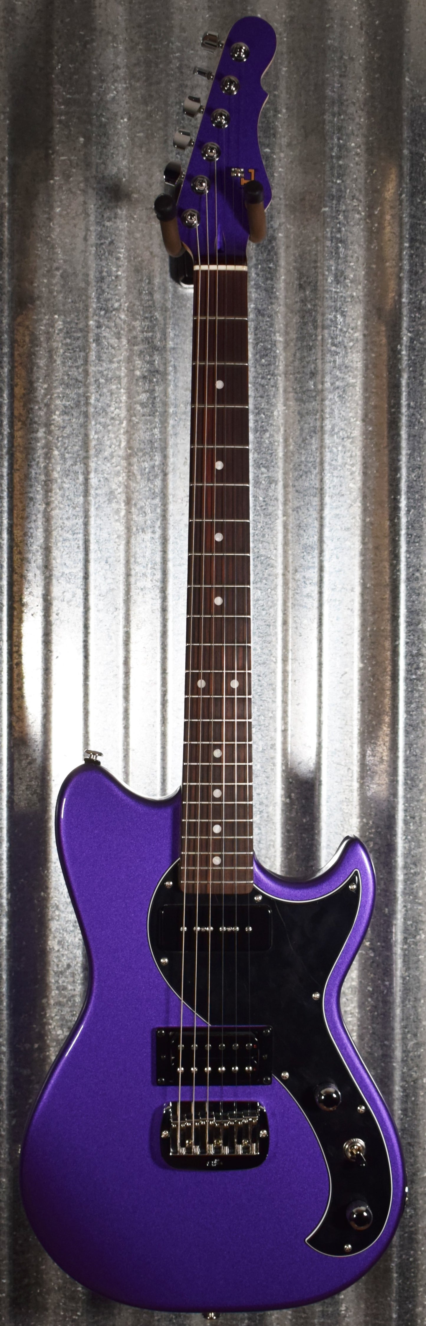 G&L USA Fallout Plum Crazy Rosewood Satin Neck Guitar & Case #6173