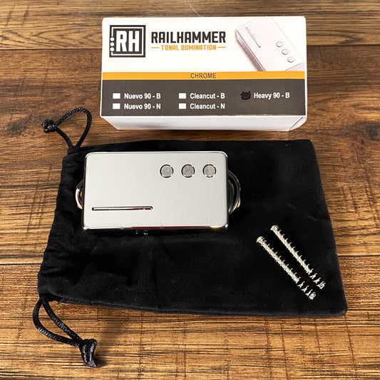 Railhammer Heavy 90 Chrome Bridge Humcutter Guitar Pickup