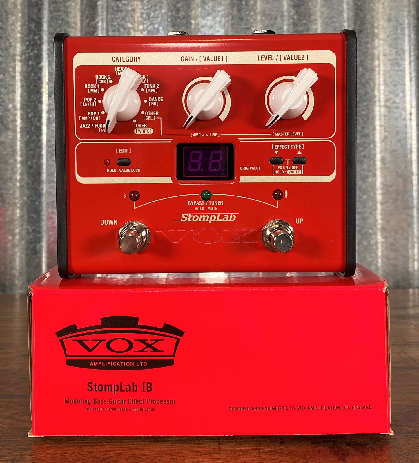 VOX SL1B Stomplab Bass Multi Effect Pedal