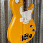 Reverend Mike Watt Signature Wattplower Satin Yellow 4 String Short Scale Bass & Case #5384