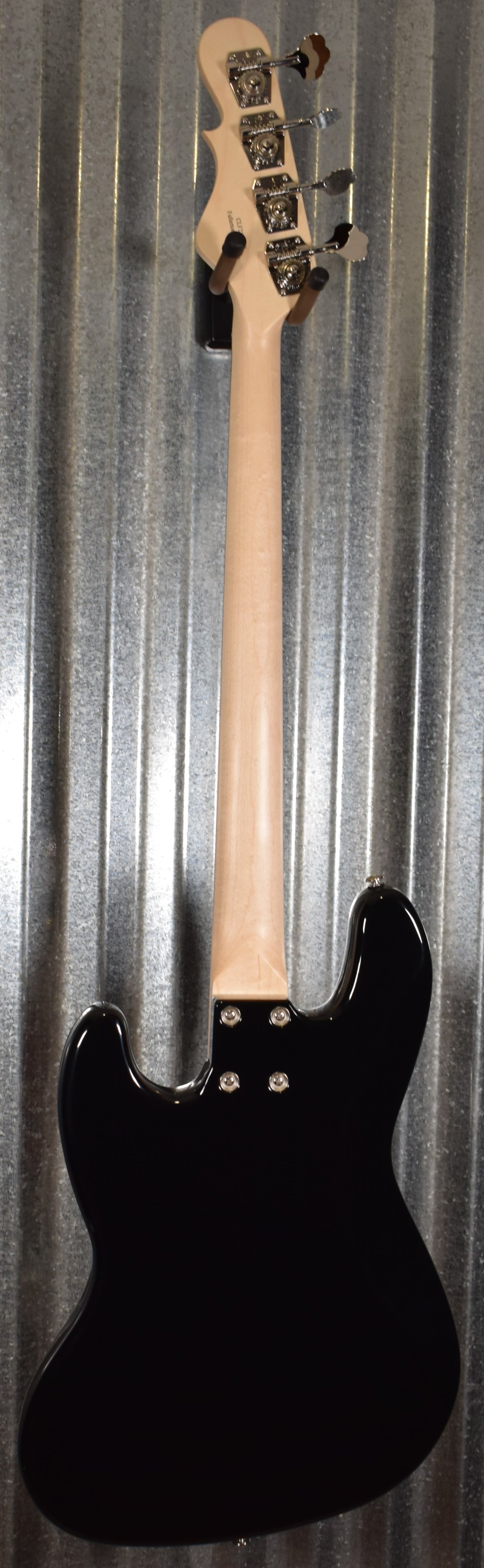 G&L USA JB Jet Black 4 String Jazz Bass Rosewood Satin Neck & Case #7003