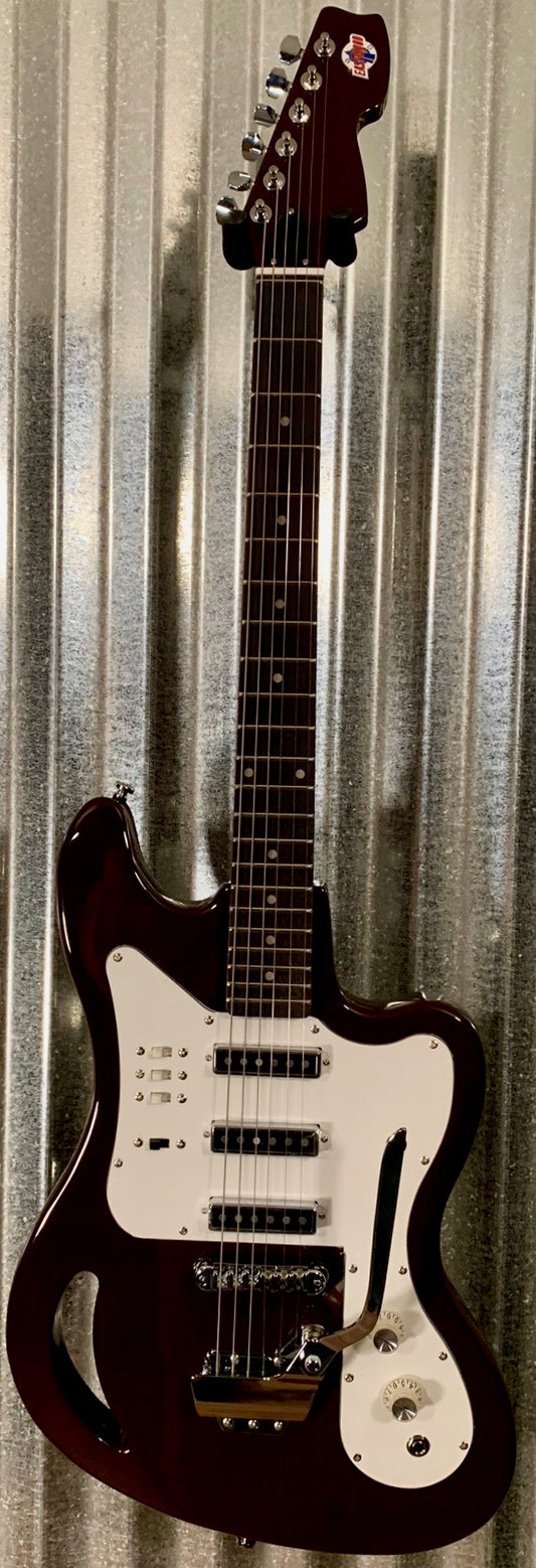 Eastwood Guitars TG64 Maroon Guitar & Case TG-64 #1977