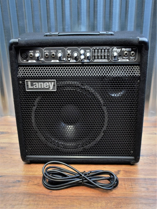 Laney AH80 Audiohub 80 Watt 3 Channel 1x10" Keyboard PA System Guitar Combo Amplifier Demo