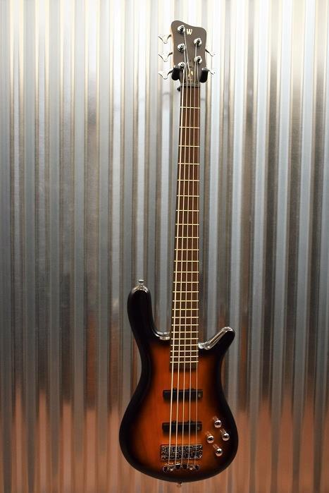 Warwick German Pro Series Streamer LX 5 String Bass Vintage Sunburst & Bag  #9816