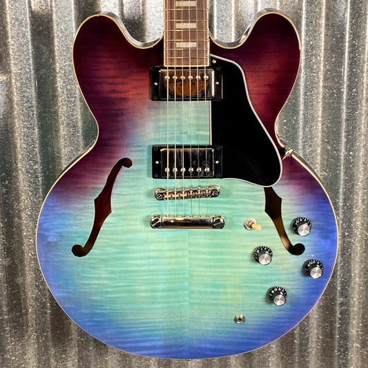 Epiphone ES-335 Figured Semi Hollow Guitar Blueberry Burst #1772 Used