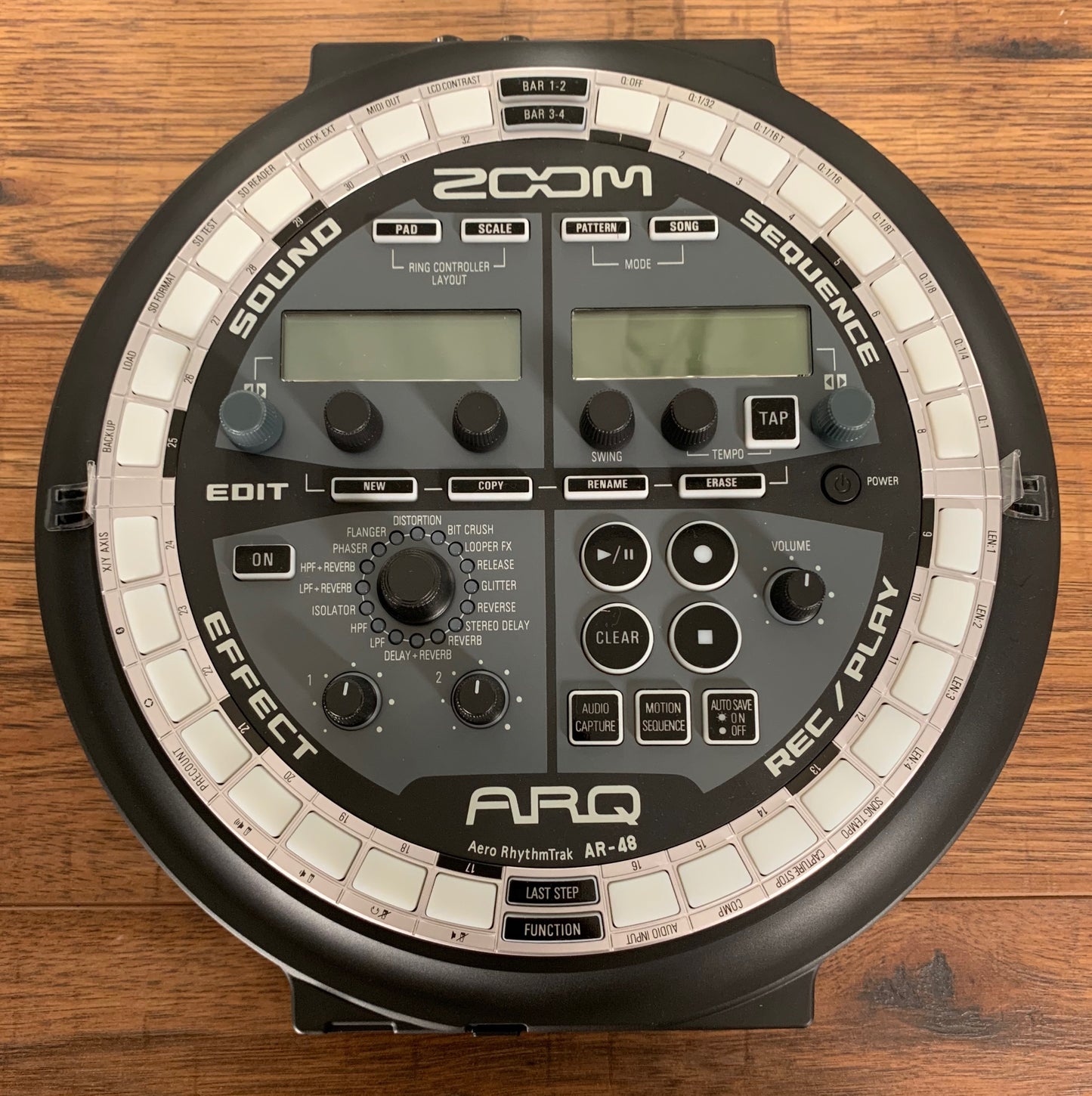 Zoom ARQ AR-48 Aero RhythmTrak Drum Machine Synth Sequencer Looper Midi Controller