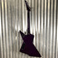 Westcreek Revenge Explorer Flame Transparent Purple Burst Guitar #0280 Used