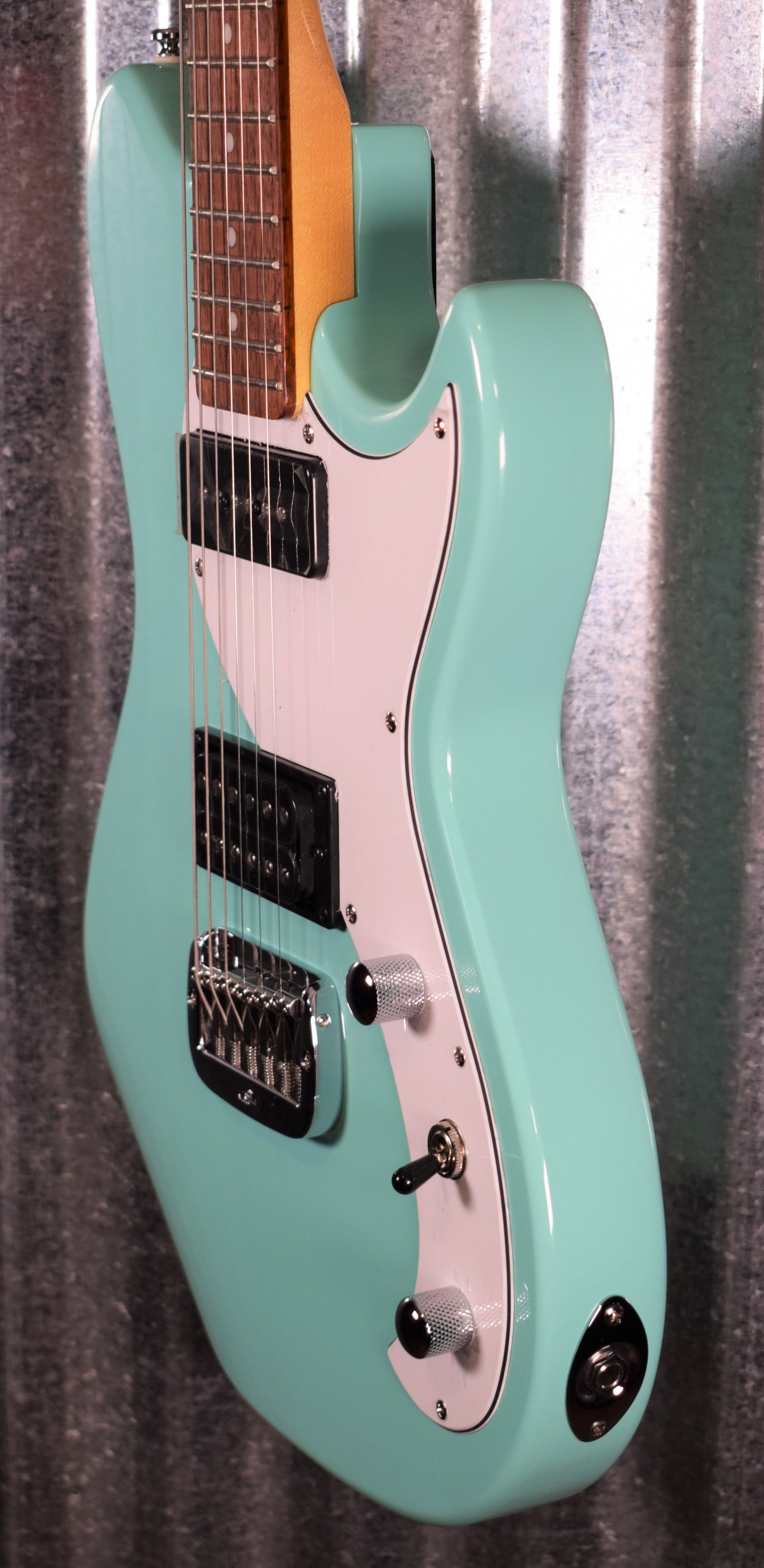 G&L Tribute Fallout Seafoam Green Guitar #1658 Demo