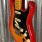 Fender Limited Editon Rarities Flame Ash Top Birdseye Fingerboard Stratocaster Plasma Red Burst Guitar & Case # 6509 Used