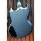 Vintage Guitars VS6VGHB Vibrola Tailpiece Gun Hill Blue Guitar & Case #542