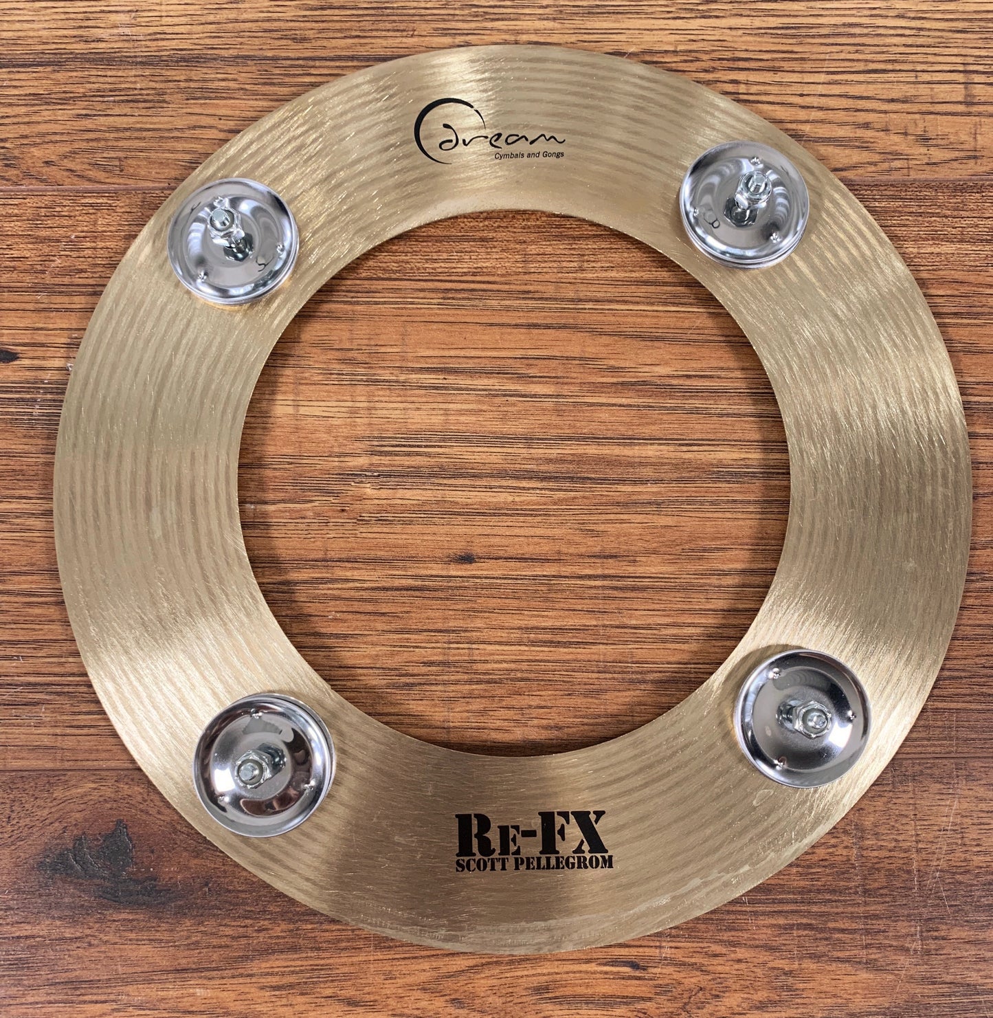 Dream Cymbals REFX-CC10 Recycled RE-FX Series Scott Pellegrom 10" Crop Circle with Jingles