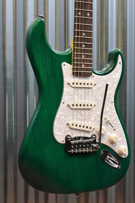 G&L Guitars USA Legacy Clear Forest Green Electric Guitar & Case 2016 #7449