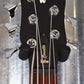 Warwick Rockbass Corvette Basic Satin Nirvana Black Active 5 String Bass & Bag #3720