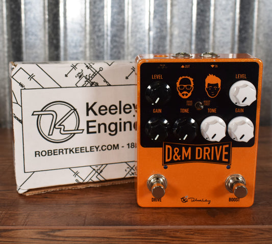 Keeley D&M Drive Overdrive Boost Guitar Effect Pedal Used