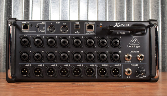 Behringer XR18 18 Channel Tablet Control Digital Wifi Ultranet USB Mixer & Audio Interface Demo