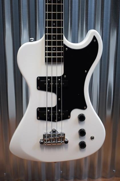 Eastwood Guitars RD Artist 4 String Bass Guitar White & Gig Bag #2612