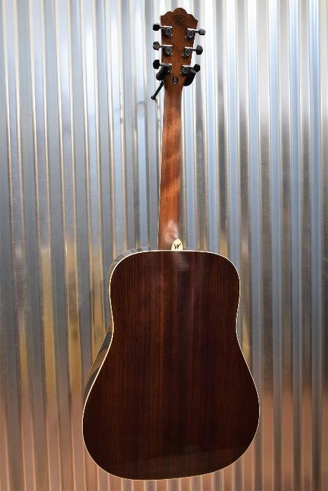 Washburn Heritage HD20S Sold Spruce Top Dreadnought Acoustic Guitar & Case #0802