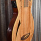 ESP LTD TL-5 Spalted Maple Thinline 5 String Acoustic Electric Bass LTL5SMNAT & Case #0736