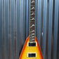 Hamer Vector Mahogany Flying V Cherry Sunburst Electric Guitar & Bag #2252