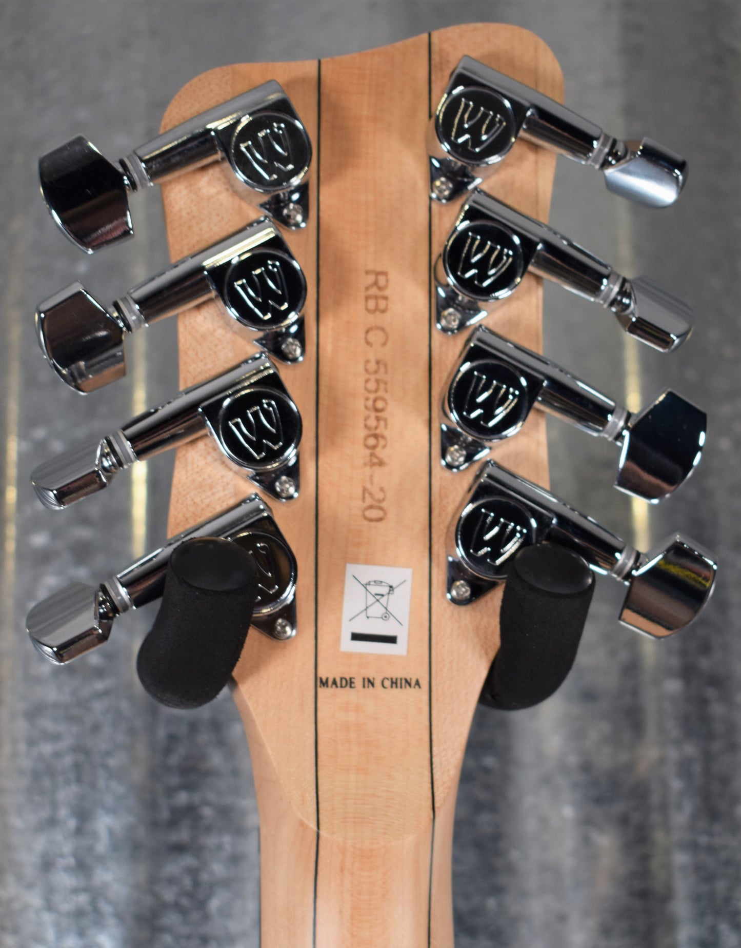 Warwick Rockbass Corvette Basic Satin Nirvana Black Active 8 String Bass & Bag #6420