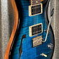 PRS Paul Reed Smith USA CE24 Semi Hollow Blue Matteo Black Wrap Guitar & Bag #3946 Demo