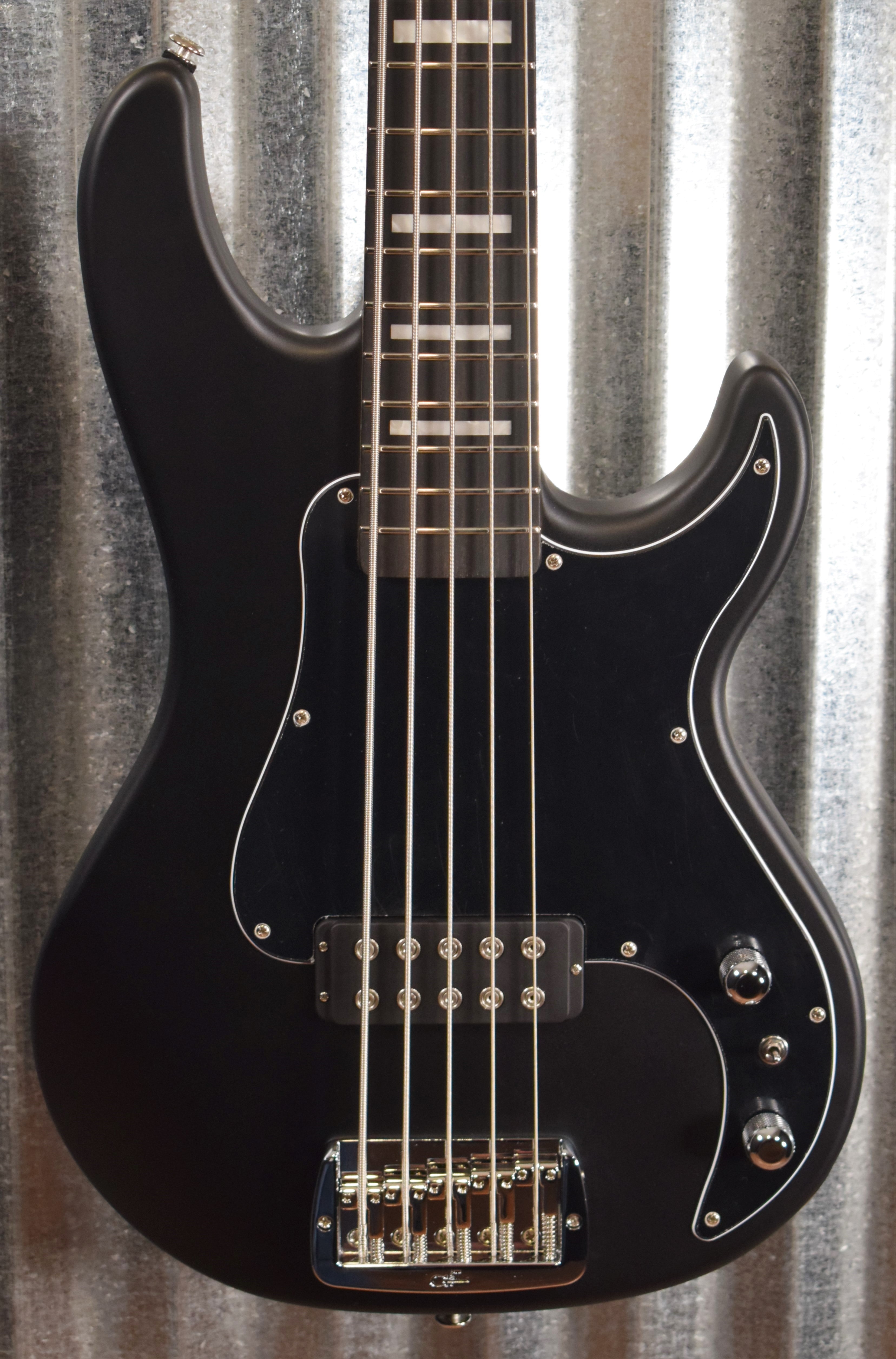 G&L USA Fullerton Custom Kiloton 5 String Jet Black Frost Bass & Case –  Specialty Traders