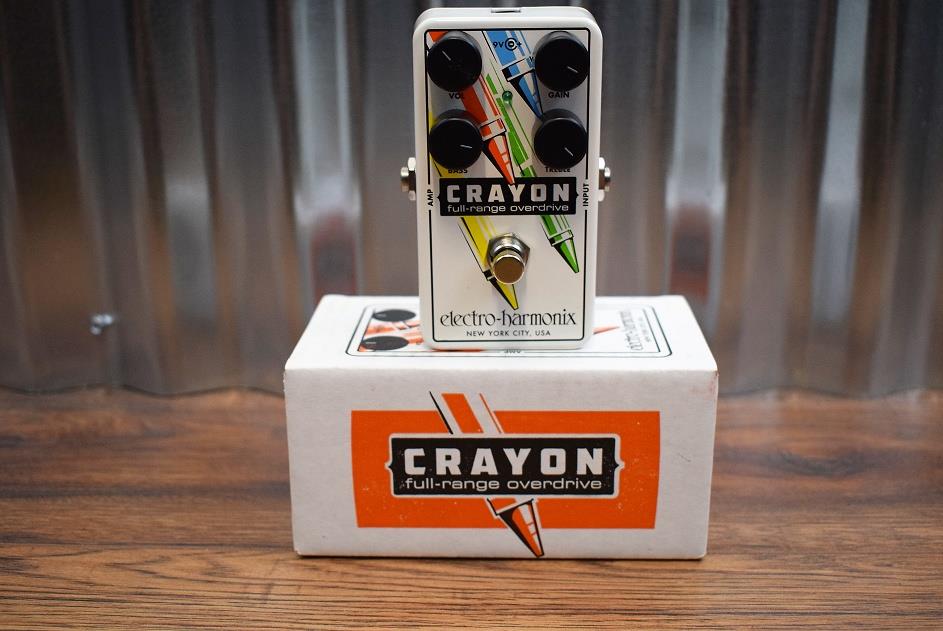 Electro-Harmonix Crayon 76 Full Range Overdrive Guitar Effect Pedal EHX