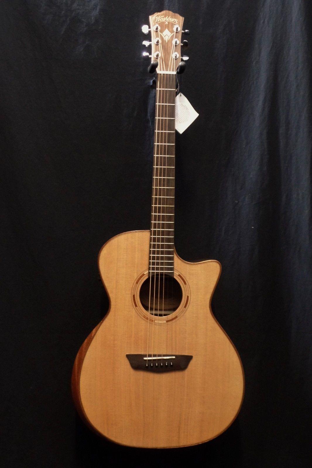 Washburn WCG20SCE Comfort Series Acoustic Electric Guitar #0045