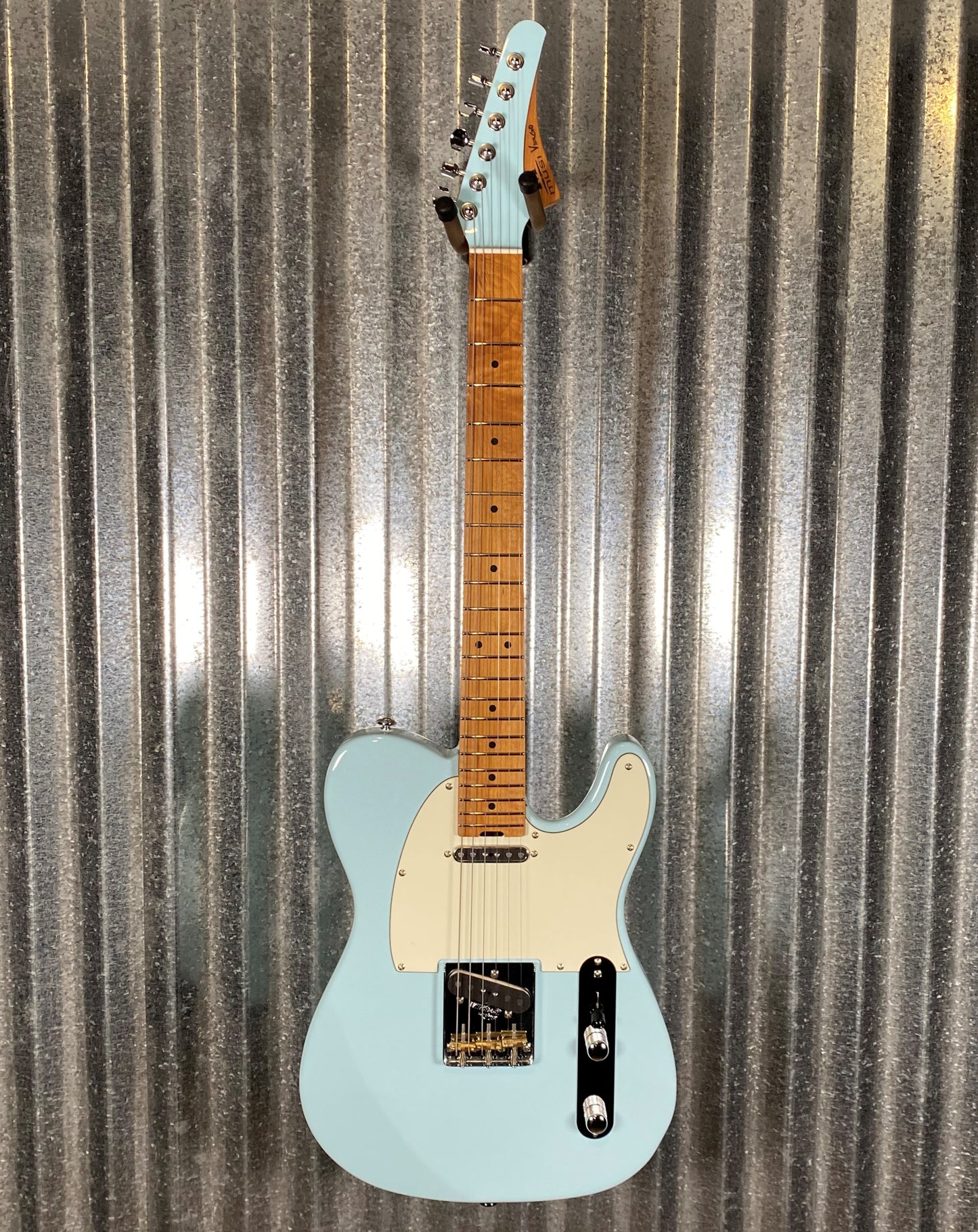 Musi Virgo Classic Telecaster Baby Blue Guitar #0572 Used