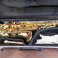 Lauren LAS100 Student Brass Eb Alto Saxophone Sax & Case #10
