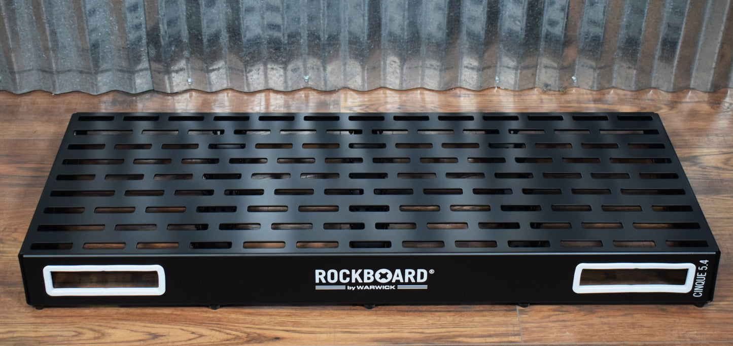 Warwick RockBoard CINQUE 5.4 Guitar Bass Effect Pedalboard & ABS Case